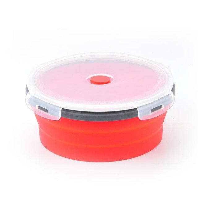 Collapsible Silicone Lunch Box Food Container