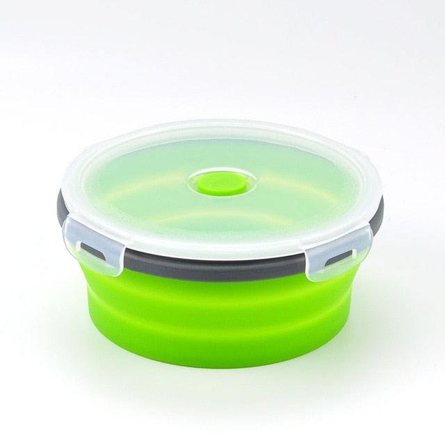 Collapsible Silicone Lunch Box Food Container