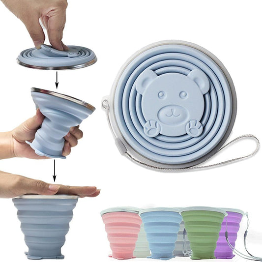 Collapsible Silicone Drinking Cup