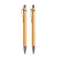 Eco-Friendly Bamboo Wood Ballpoint Pens - Set of 2/4/8