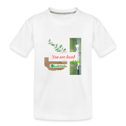 Kid’s Premium Organic T-Shirt with Customizable Design - Earth Thanks - Kid’s Premium Organic T-Shirt with Customizable Design - natural, vegan, eco-friendly, organic, sustainable, children, customizable, Kids & Babies, Kids' Shirts, SPOD
